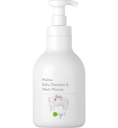 Oright Mallow Baby Shampoo & Wash Mousse 650 ml