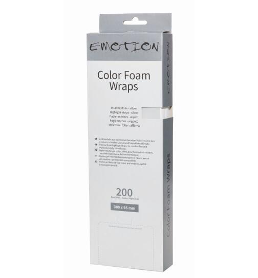 Efalock Emotion Color Foam Wraps 30 cm silber