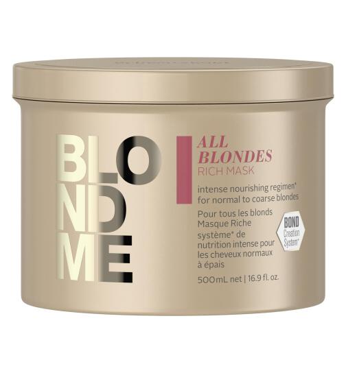 Schwarzkopf BlondMe All Blondes - RICH Mask 500 ml