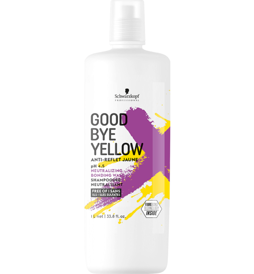 Schwarzkopf Goodbye Yellow Neutralisierendes Shampoo (Neutralizing wash) 1000 ml
