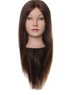 Efalock Übungskopf Lina Naturhaar-Mix braun 50 cm
