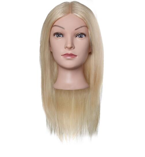Efalock Übungskopf Emma Humanhaar goldblond 40 cm