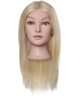 Efalock Übungskopf Emma Humanhaar goldblond 40 cm