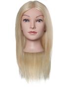 Efalock Übungskopf Emma Humanhaar goldblond 40 cm