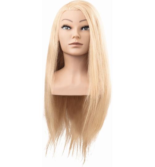 Efalock Übungskopf Clara Humanhaar goldblond 60 cm