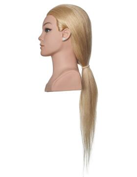 Efalock Übungskopf Clara Humanhaar goldblond 60 cm