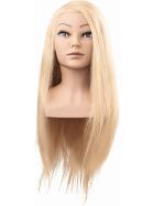 Efalock Übungskopf Clara Humanhaar goldblond 60 cm