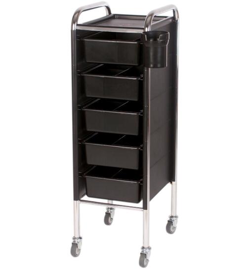 Efalock Piccolo 84/5 Basic Small Arbeitswagen chrom schwarz