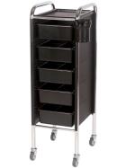 Efalock Piccolo 84/5 Basic Small Arbeitswagen chrom schwarz