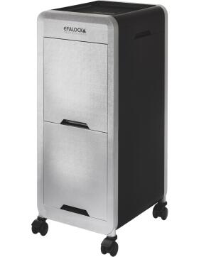 Efalock eNobile Trolley Arbeitswagen silber-anthrazit