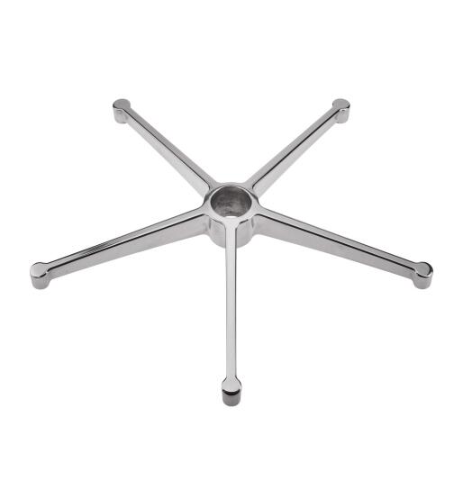Efalock Clictec Fußkreuz für Rollhocker silber