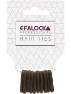 Efalock Haargummi mini braun 10 Stück