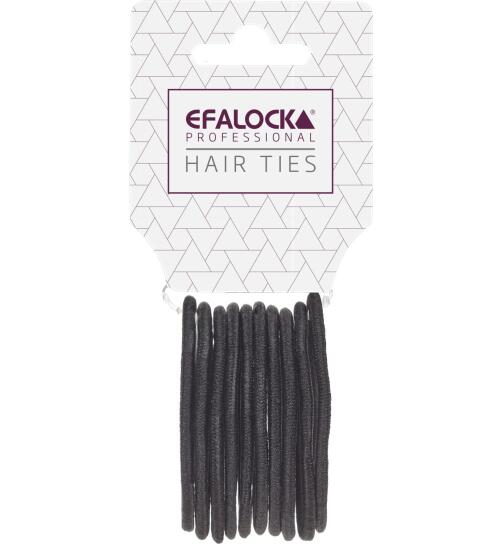 Efalock Haargummi schwarz 10 Stück