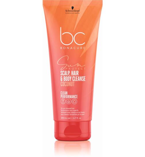 Schwarzkopf BC Sun 3-in-1 Scalp, Hair & Body Cleanse 200 ml