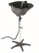 Efalock mobiles Waschbecken tief schwarz