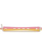 Efalock Perm Styler Kaltwellenwickler rosa/gelb lang 8 mm 12 Stück