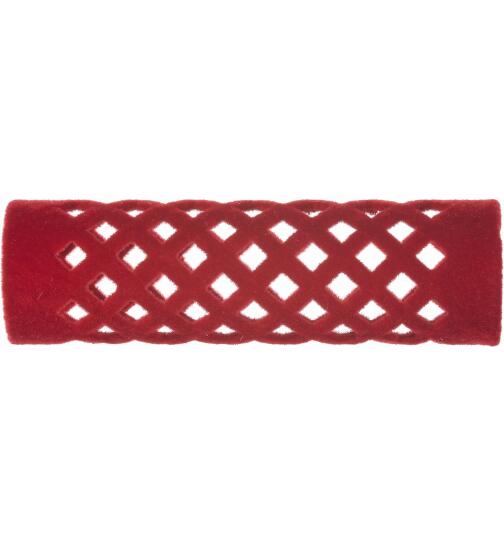 Efalock Metallwickler beflockt rot lang 18mm 12 Stück