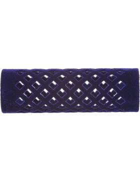 Efalock Metallwickler beflockt blau lang 21mm 12 Stück