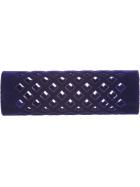 Efalock Metallwickler beflockt blau lang 21mm 12 Stück