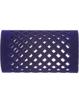 Efalock Metallwickler beflockt blau lang 36mm 12 Stück