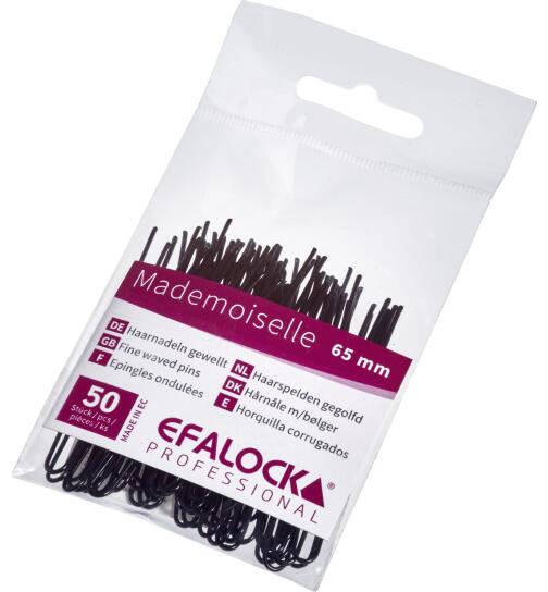 Efalock Mademoiselle Haarnadeln 65 mm braun 50 Stück
