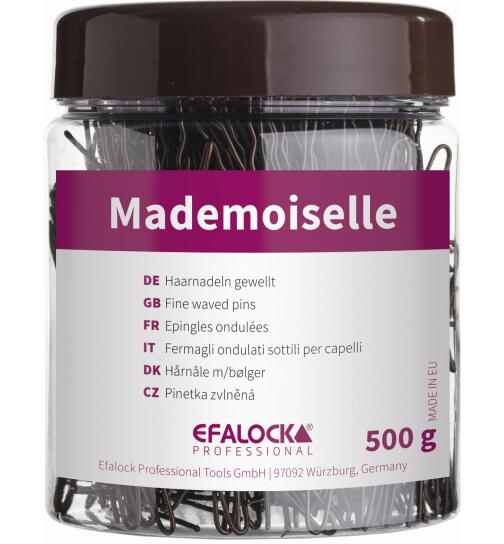 Efalock Mademoiselle Haarnadeln 65 mm schwarz 500 g