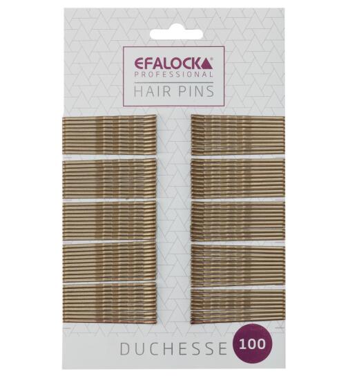 Efalock Duchesse Haarklemmen 5 cm gold 100 Stück