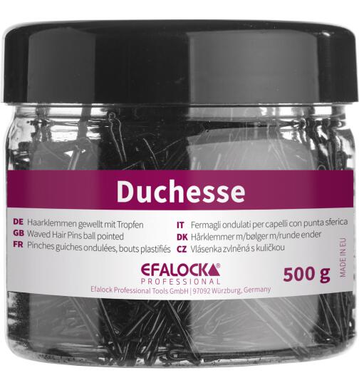 Efalock Duchesse Haarklemmen 7 cm schwarz 500 g