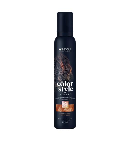 Indola Color Style Mousse Kupfer 200 ml