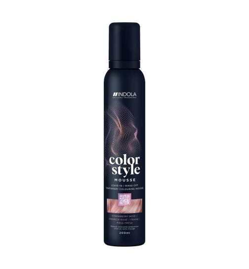 Indola Color Style Mousse Erdbeer-Rosé 200 ml