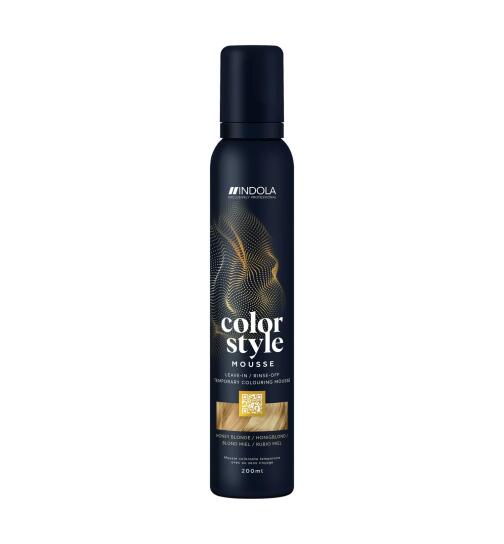 Indola Color Style Mousse Honigblond 200 ml