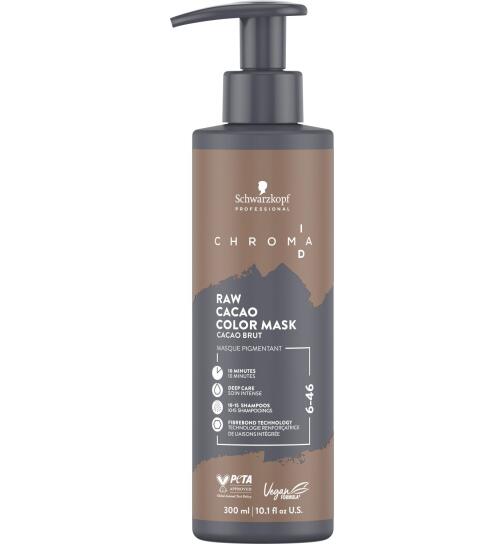 Schwarzkopf Chroma ID Color Mask 6-46 Dunkelblond Beige Schoko 300 ml