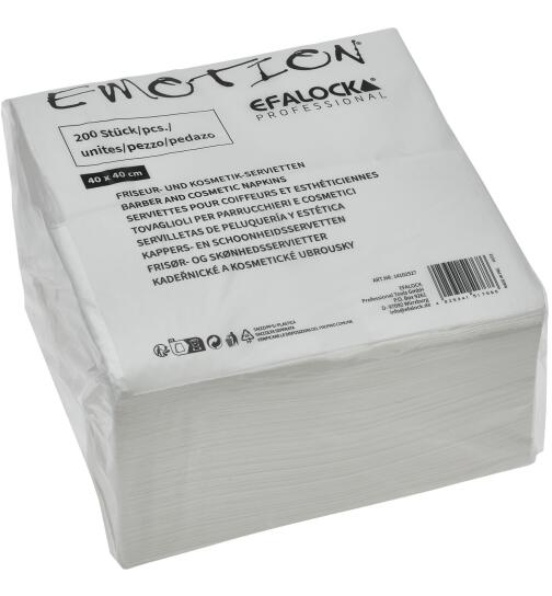 Efalock Emotion Kosmetikservietten 40 x 40 cm weiss 200 Stück
