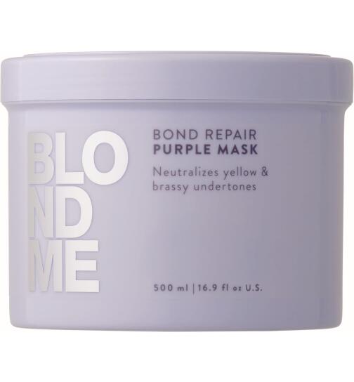 Schwarzkopf BLONDME Bond Repair Purple Mask 500 ml