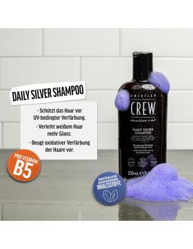 American Crew Daily Silver Shampoo 250 ml