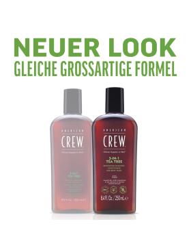 American Crew 3-in-1 Tea Tree Shampoo, Conditioner & Body Wash 250 ml