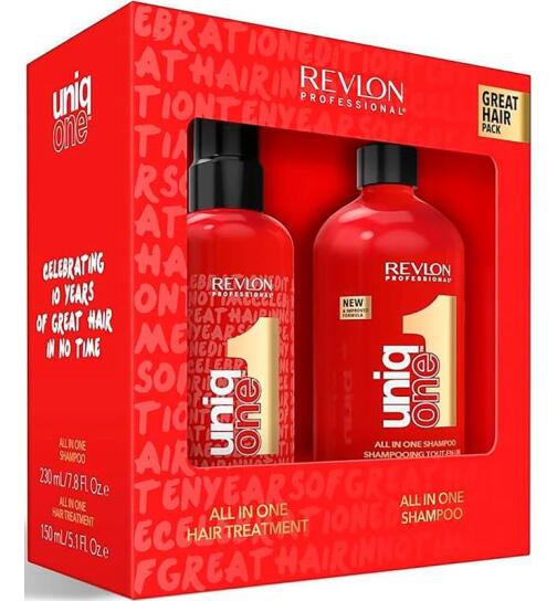 Revlon Professional UniqOne All In One Treatment 150 ml + Shampoo 230 ml