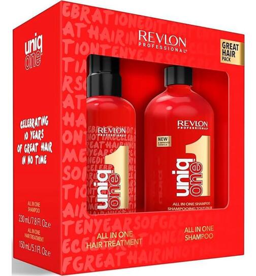 Revlon Professional UniqOne Treatment 150 ml + Shampoo 230 ml