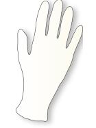 Efalock Emotion Vinyl-Einweghandschuhe puderfrei weiß S