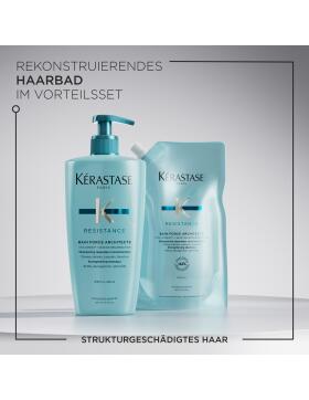 Kérastase Resistance Bain Architecte Pumpflasche + Nachfüll Shampoo 2 x 500 ml