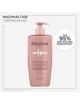 Kérastase Chroma Absolu Bain Chroma Respect Pumpflasche + Nachfüll Shampoo 2 x 500 ml
