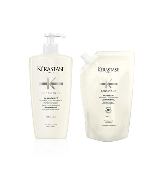 Kérastase Densifique Bain Densite Pumpflasche + Nachfüll Shampoo 2 x 500 ml