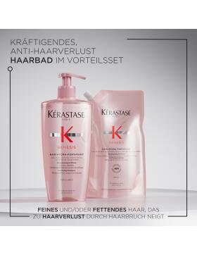 Kérastase Gensis Bain Hydra-Fortifiant Pumpflasche + Nachfüll Shampoo 2 x 500 ml
