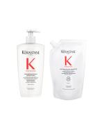 Kérastase Première Bain Décalcifiant Réparateur Pumpflasche + Nachfüll Shampoo 2 x 500 ml