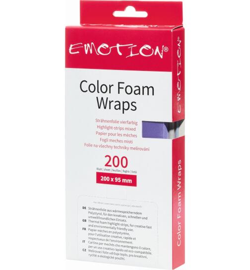 Efalock Emotion Color Foam Wraps 20cm 4 Farben