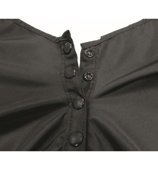 Efalock Perfect Touch Haarschneideumhang schwarz mit Druckknöpfe