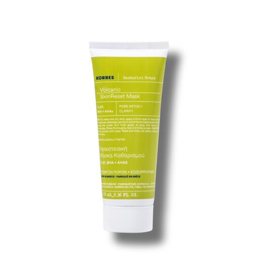 Korres Santorini Grape Maske mit Vulkansand 70 ml