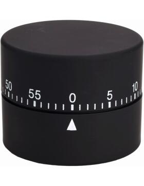 Efalock Timer Round mechanischer Kurzzeitwecker schwarz