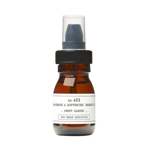 Depot 403 Pre-Shave and Softening Beard Oil Sweet Almond 30 ml