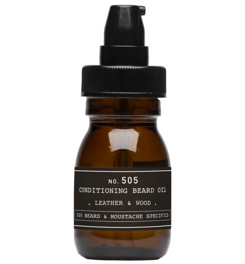 Depot 505 Conditioning Beard Oil Leather & Wood 30 ml